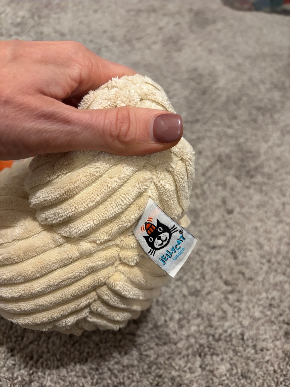 RETIRED NWOT Jellycat Herman Hermit - Picture 6 of 7
